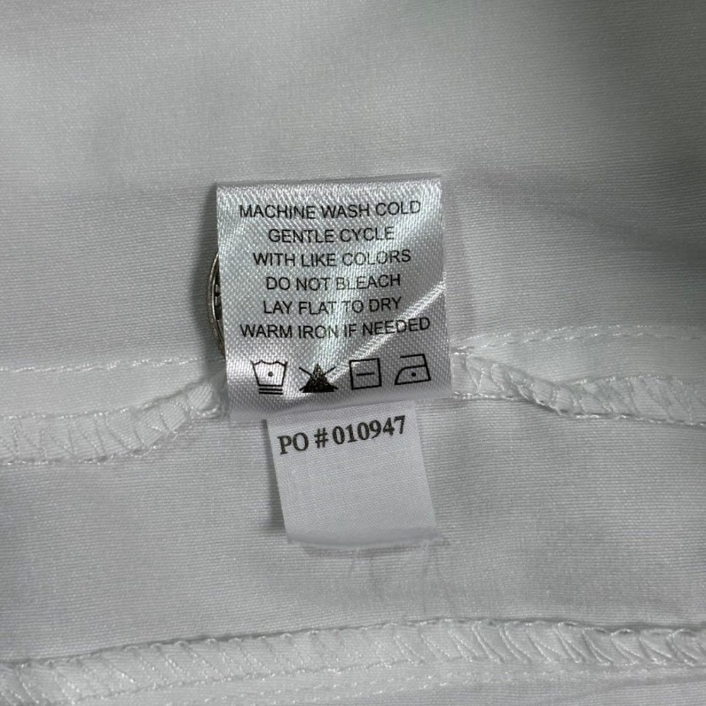 Bette & Court Golf Shorts Womens 10 White Cotton Bermuda Preppy Coastal Classic - Picture 10 of 10
